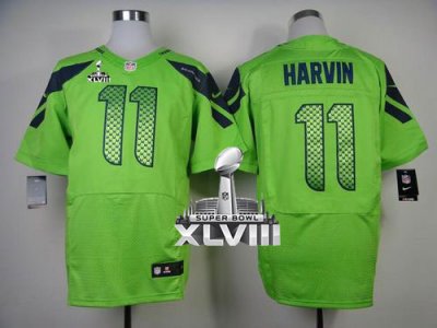 Jerseys Factory Cheap Nike Seahawks #11 Percy Harvin Green Alter