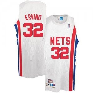 Jerseys Factory Cheap Nets #32 Julius Erving White ABA Retro Swi
