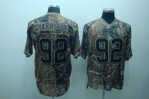Jerseys Factory Cheap Steelers #92 James Harrison Camouflage Rea