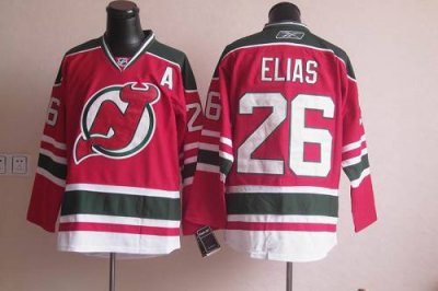 Jerseys Factory Cheap Devils #26 Patrik Elias Red/Green CCM Team