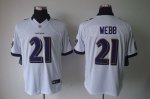 Jerseys Factory Cheap Nike Ravens #21 Lardarius Webb White Men's