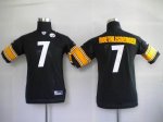 Jerseys Factory Cheap Steelers #7 Ben Roethlisberger Black Embro