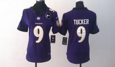 Jerseys Factory Cheap Nike Ravens #9 Justin Tucker Purple Team C