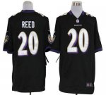 Jerseys Factory Cheap Nike Ravens #20 Ed Reed Black Alternate Me