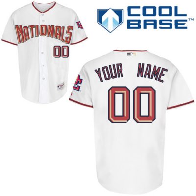 Jerseys Factory Cheap Nationals Authentic White Cool Base Baseba