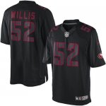 Jerseys Factory Cheap Nike 49ers #52 Patrick Willis Black Men's