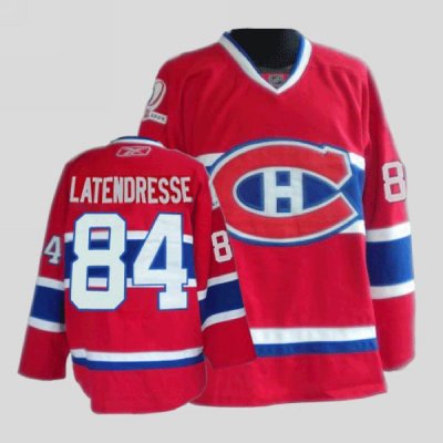 Jerseys Factory Cheap Canadiens #84 Guillaume Latendresse Embroi