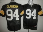 Jerseys Factory Cheap Hawkeyes #94 Adrian Clayborn Black Embroid