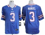 Jerseys Factory Cheap Nike Bills #3 EJ Manuel Royal Blue Team Co