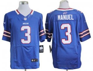Jerseys Factory Cheap Nike Bills #3 EJ Manuel Royal Blue Team Co