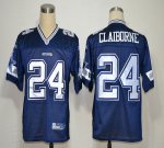 Jerseys Factory Cheap Cowboys #24 Morris Claiborne Blue Stitched