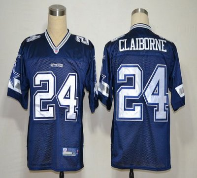 Jerseys Factory Cheap Cowboys #24 Morris Claiborne Blue Stitched