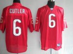 Jerseys Factory Cheap Bears #6 Jay Cutler Red Stitched Practice