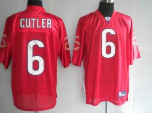 Jerseys Factory Cheap Bears #6 Jay Cutler Red Stitched Practice