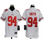 Jerseys Factory Cheap Nike 49ers #94 Justin Smith White Youth Em