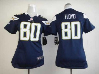 Jerseys Factory Cheap Nike Chargers #80 Malcom Floyd Navy Blue T