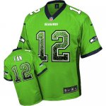 Jerseys Factory Cheap Nike Seahawks #12 Fan Green Men's Stitched