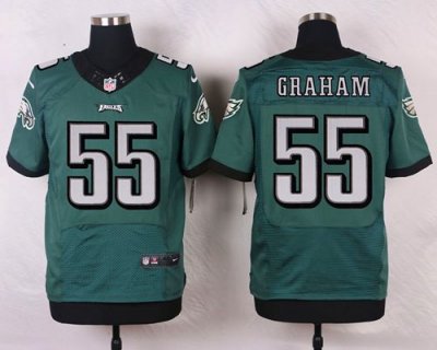 Jerseys Factory Cheap Nike Eagles #55 Brandon Graham Midnight Gr