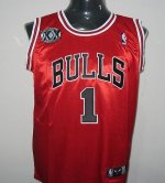 Jerseys Factory Cheap Bulls #1 Derrick Rose Red With 20TH Embroi