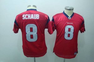 Jerseys Factory Cheap Texans #8 Matt Schaub Red Embroidered Yout