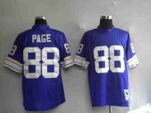 Jerseys Factory Cheap Mitchell&Ness Vikings #88 Alan Page Purple