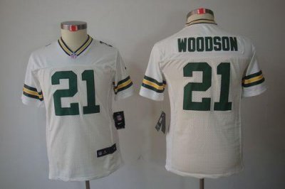 Jerseys Factory Cheap Nike Packers #21 Charles Woodson White You