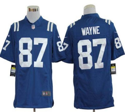 Jerseys Factory Cheap Nike Colts #87 Reggie Wayne Royal Blue Tea