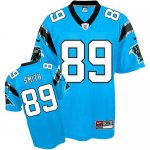 Jerseys Factory Cheap Nike Panthers #89 Steve Smith Blue Stitche