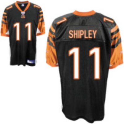 Jerseys Factory Cheap Bengals #11 Jordan Shipley Black Stitched