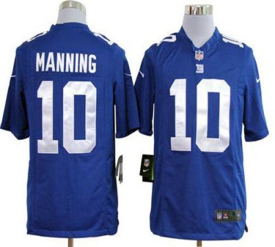Jerseys Factory Cheap Nike Giants #10 Eli Manning Royal Blue Tea