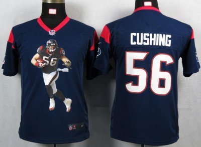 Jerseys Factory Cheap Nike Texans #56 Brian Cushing Navy Blue Te