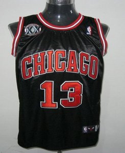 Jerseys Factory Cheap Bulls #13 Joakim Noah Black With 20TH Embr