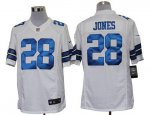 Jerseys Factory Cheap Nike Cowboys #28 Felix Jones White Men's E