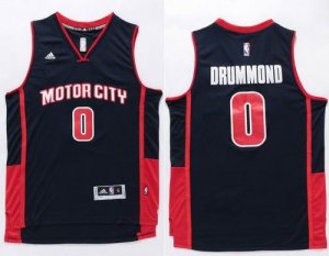 Jerseys Factory Cheap Pistons #0 Andre Drummond Navy Stitched NB
