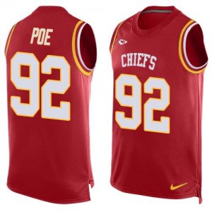 Jerseys Factory Cheap Nike Chiefs #92 Dontari Poe Red Team Color