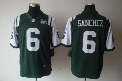 Jerseys Factory Cheap Nike Jets #6 Mark Sanchez Green Team Color