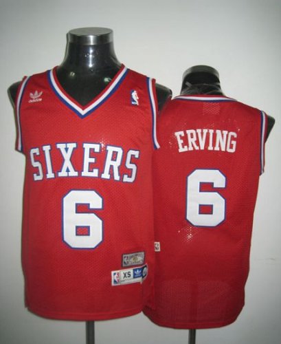 Jerseys Factory Cheap Throwback 76ers #6 Julius Erving Stitched