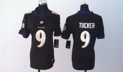 Jerseys Factory Cheap Nike Ravens #9 Justin Tucker Black Alterna
