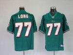 Jerseys Factory Cheap Dolphins Jake Long #77 Green Stitched Team