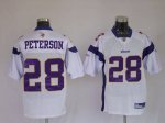 Jerseys Factory Cheap Vikings #28 Adrian Peterson White Stitched