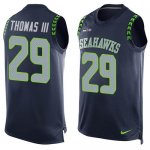 Jerseys Factory Cheap Nike Seahawks #29 Earl Thomas III Steel Bl