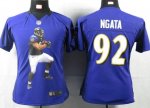 Jerseys Factory Cheap Nike Ravens #92 Haloti Ngata Purple Team C