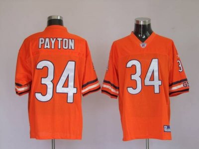 Jerseys Factory Cheap Bears #34 Walter Payton Orange Stitched NF