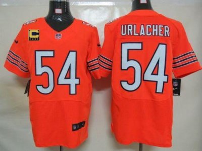 Jerseys Factory Cheap Nike Bears #54 Brian Urlacher Orange Alter