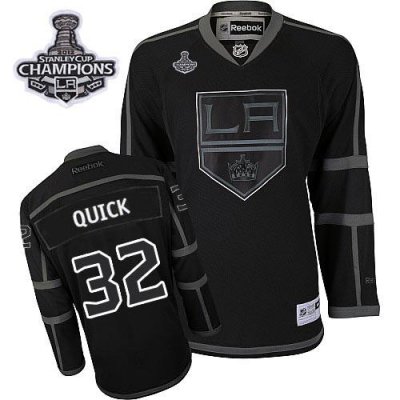 Jerseys Factory Cheap Kings #32 Jonathan Quick 2012 Stanley Cup