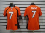 Jerseys Factory Cheap Nike Broncos #7 John Elway Orange Team Col