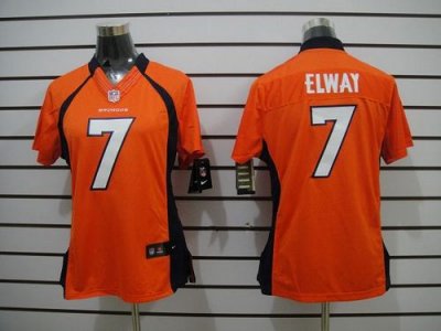 Jerseys Factory Cheap Nike Broncos #7 John Elway Orange Team Col