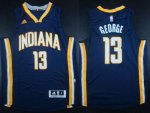 Jerseys Factory Cheap Revolution 30 Pacers #13 Paul George Navy