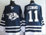 Jerseys Factory Cheap Predators #11 David Legwand Embroidered Bl