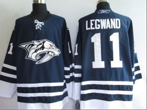 Jerseys Factory Cheap Predators #11 David Legwand Embroidered Bl